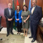 Reunión de Trabajo con el Presidente y la Directora de la Cámara de Industria y Comercio de Mercosur