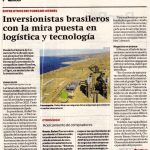 Inversionistas brasileros con la mira puesta en logística y tecnología