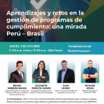 Aprendizajes y retos en la gestión de programas de cumplimiento: una mirada Perú – Brasil