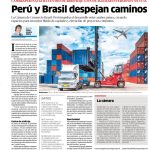 PERÚ Y BRASIL DESPEJAN CAMINOS