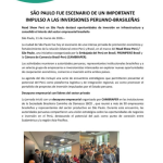CONCLUSIÓN: ROADSHOW PERÚ – SÃO PAULO 2026