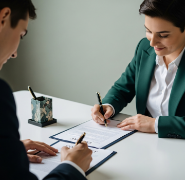 Document Signing Scene